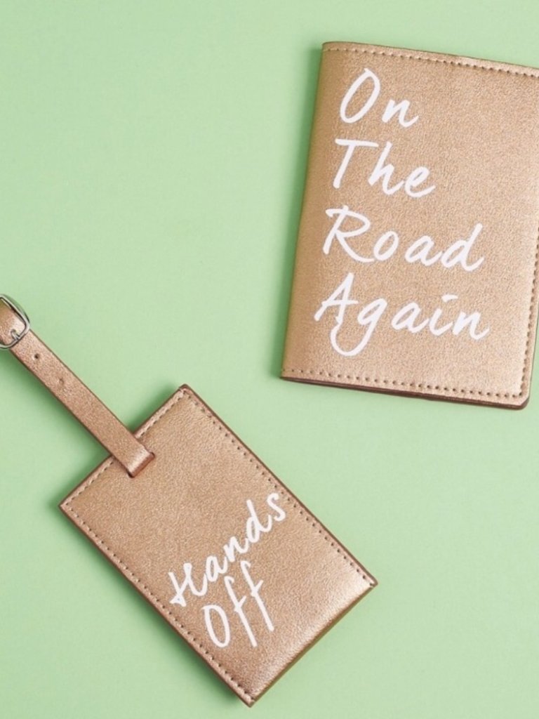 Understated Leather Nip Rose Gold Passport Cover & Luggage Tag — image 4 of 4